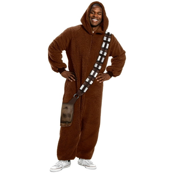 Chewbacca Chewy Star Wars Force Awakens Mens Adult Halloween Costume S Med NEW